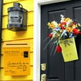 thumbnail image 4 of Metal Donation Box Collection Box Safe Suggestion Box with Lock Wall Mounted Mailbox Delivery Ballot Box for Home Office Outdoor Door, 4 of 4