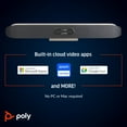 thumbnail image 3 of Poly Studio X50 All-In-One Video Bar with TC8 Controller Kit, 3 of 5