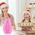 thumbnail image 1 of EGNMCR Christmas Decorations, Christmas Tree Chocolate Silicone Mould Christmas Decorating Fondant Cake Mould Pinetree Christmas Biscuits Baking Mould Silicone Christmas Tree Mold, 1 of 6