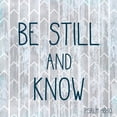 thumbnail image 2 of Kimberly, Allen 12x12 Black Ornate Wood Framed with Double Matting Museum Art Print Titled - Be Still, 2 of 4