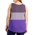 thumbnail image 4 of Levmjia Women Tank Tops Summer Casual Sleeveless Printed Loose Fit Camisoles Soft Breathable Polyester Plus Size T Shirt for Women Fashion Comfortable Everyday Wear, 4 of 6