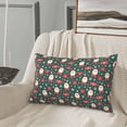 thumbnail image 5 of Salouo Santa Claus Print Print Pillow Case Cover,Wrinkle-Free Bed Pillow Cover Pack of 1 Home Decor Fade-Resistant and Stain-Resistant ,Pillows Not Included -14"x20", 5 of 8