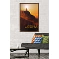thumbnail image 2 of Star Wars: Jedha - Visit Jedha by Russell Walks 23 Wall Poster, 22.375" x 34" Framed, 2 of 5