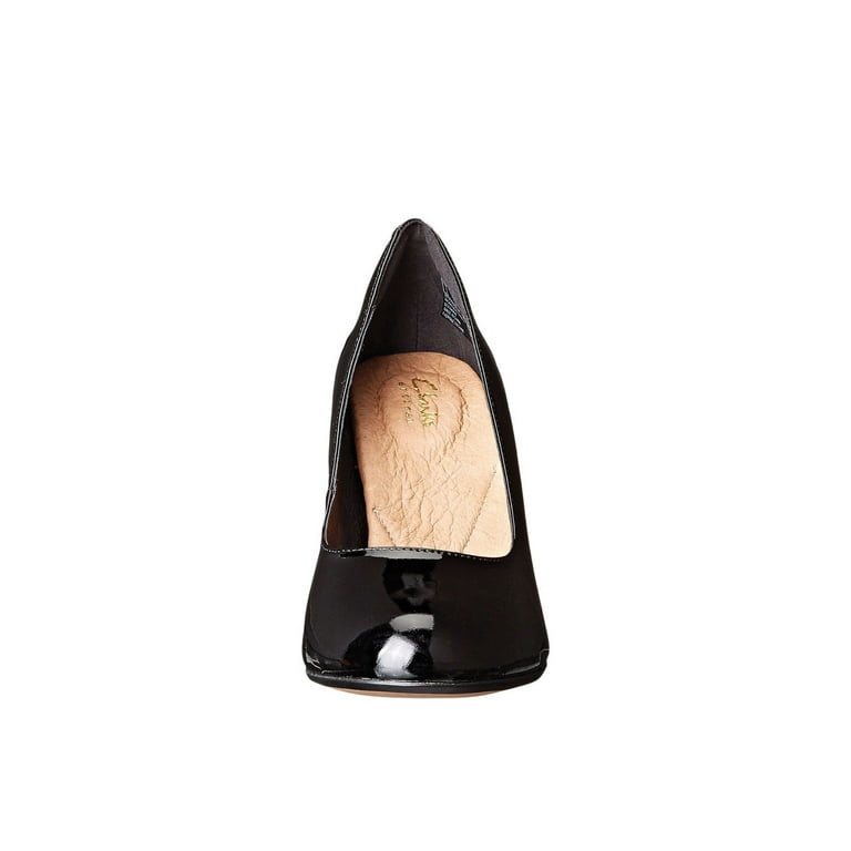 Clarks Heavenly Star Black Women s Classic Patent Leather Pump
