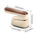 thumbnail image 3 of Portable Handheld Garment Steamer For Quick Removal Efficient Home And Travel Use Lightweight Fast Heat Device, 3 of 9