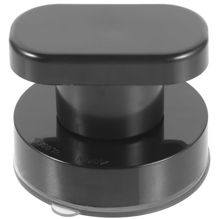 Beaupretty Self Stick Cabinet Pulls Anti Slip Black Plastic 1Set