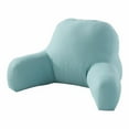 thumbnail image 2 of Solid Turquoise Cotton Duck Junior Bed Rest Pillow, 2 of 4