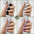 thumbnail image 5 of Presione sobre las uñas, uñas postizas de cobertura completa, uñas postizas coloridas para mujeres, salón de uñas, arte DIY con taladro decorativo 1082, 5 of 5