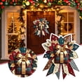 thumbnail image 2 of Clearance ！Christmas DIY Kit, Quilted Door Hanger, F 1PC Christmas Quilted Wreath Kit, DIY Craft for Holiday Door Decor, 2 of 5