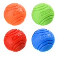 thumbnail image 1 of Vitalili 4 pelotas de goma para perros, pelotas de juguete, pelota de agua, juguete de alto rebote, pelota de entrenamiento para perros, resistente a la masticación, juegos de pelotas para perros medi, 1 of 5