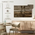 thumbnail image 5 of Elephant Stock Rustic Horse Wall Art - Horizontal Canvas Wall Art - Dining Room Wall Decor - Animal Canvas - Brown And Beige Decor - 12" x 8", 5 of 8