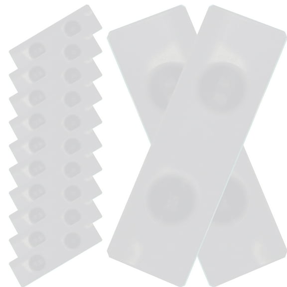 HONITANO 50Pcs Glass Microscope Slides for Aquatic Specimens with Firm Structure and Clear Observation