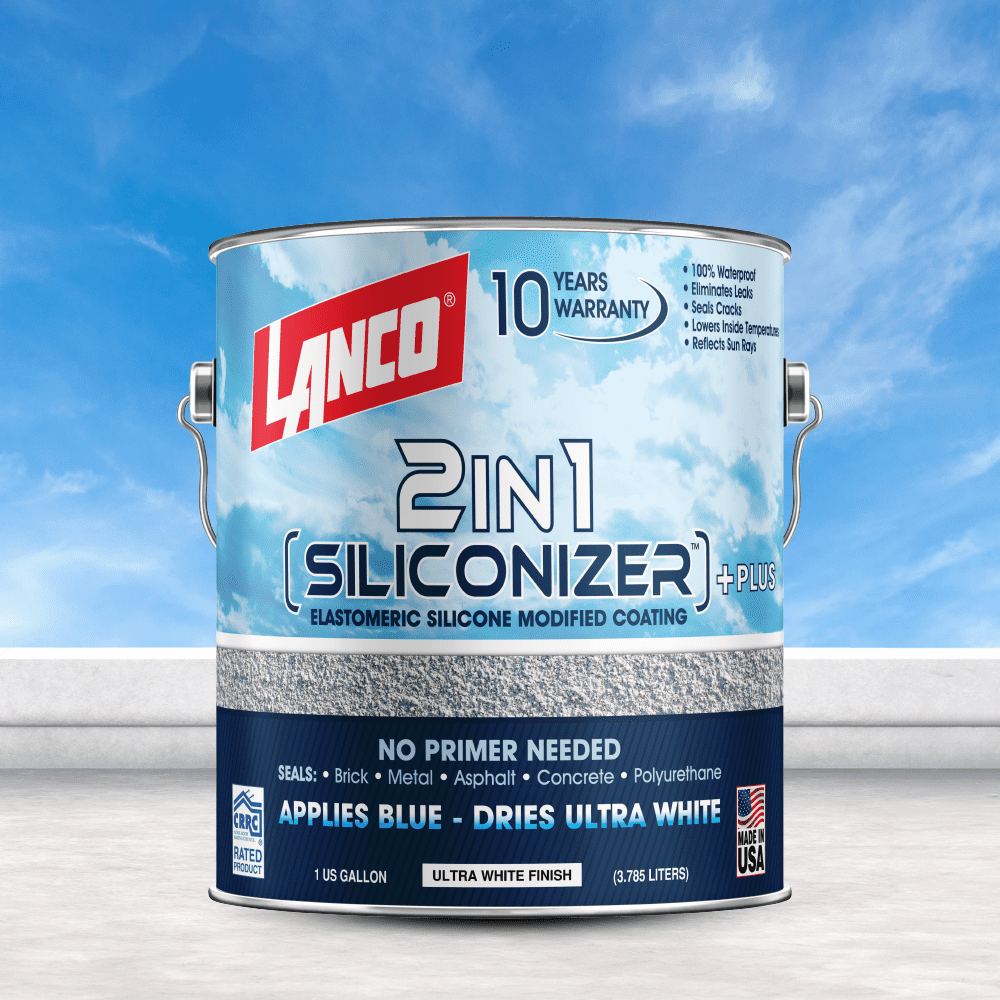 Lanco Siliconizer Plus 2 in 1 White Finish, 1 Gallon