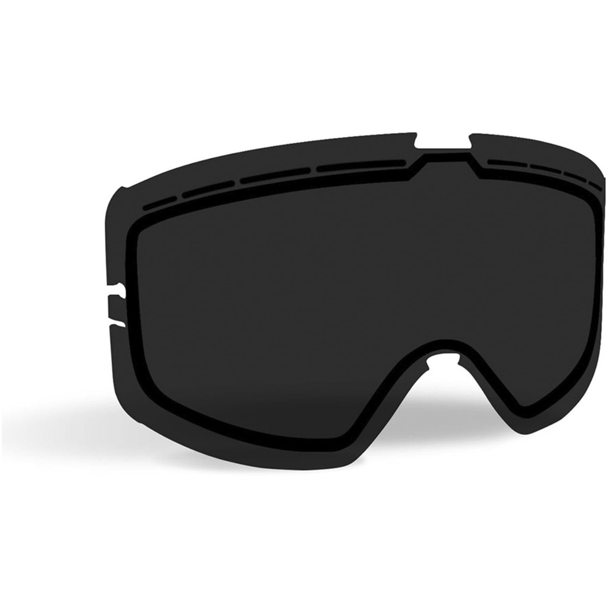 LE Turcotte Gray 509 Kingpin Dual-Pane Anti-Fog Anti-Scratch Goggles Quick Change Snowmobile Lens 