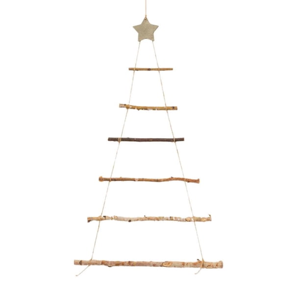 TQEHS Árbol de Navidad colgante con forma de tronco, igual que ING, accesorios para el cabello y joyas para hacer tú mismo Sh J9Z3