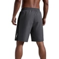 thumbnail image 3 of Boyscolos Athletic Shorts for Men Quick Dry Elastic Drawstring Bermuda Gym Shorts Hiking Summer Workout Pants with Pockets Gray S, 3 of 5
