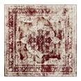 thumbnail image 3 of Unique Loom Sofia Collection Area Rug - Salle Garnier (8' Square Burgundy/Ivory), 3 of 7