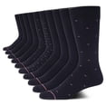 thumbnail image 1 of Calcetines de vestir Tommy Hilfiger para hombre, 10 unidades, mezcla de algodón suave, 1 of 7