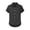 Black, variant on Button Down Shirts Short Sleeve Shirts Blouses Casual Batwing Sleeve Pocket Patched Shirt Casual Work T Shirts Wrinkled Fabric Double Lined Tops V Neck T Shirts Basic Tees for Women Purple M