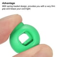 thumbnail image 4 of Cord Locks, Ball Spring Toggle Stopper for Drawstring Bag Shoelaces, Pine Green 100 Pack, 4 of 5