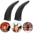 thumbnail image 1 of Diadema con cuernos de diablo, cuerno de buey, cuernos de toro, tocado, diadema de cuerno de oveja, tocado de cosplay, cuerno de buey, accesorios para el cabello, disfraz de Halloween, cuern, 1 of 5