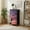 Color-1, variant on 4 Drawer Vertical Storage Dresser Portugal Algarve Autumn twilight landscapes palm trees Pink romantic with Wood Top Fabric Pull Drawers