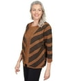 thumbnail image 3 of Alfred Dunner Womens Petite Chevron Stripe Two For One, 3 of 6
