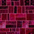 thumbnail image 1 of Ahgly Company Indoor Square Abstract Pink Violet Pink Abstract Area Rugs, 8' Square, 1 of 6