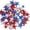 Multicolor, variant on Orangide Three-Color Solid Star Foam Stickers, 3D Shiny Self-Adhesive Decorations for Window, Cup, Gift Wrapping, 150 PCS Craft Supplies for Kids
