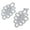 silver, variant on Chinese Frog Closure Buttons Knot Fastener Sewing Handmade Flower Cheongsam Button Craft Shirt Cheongsam Clothing