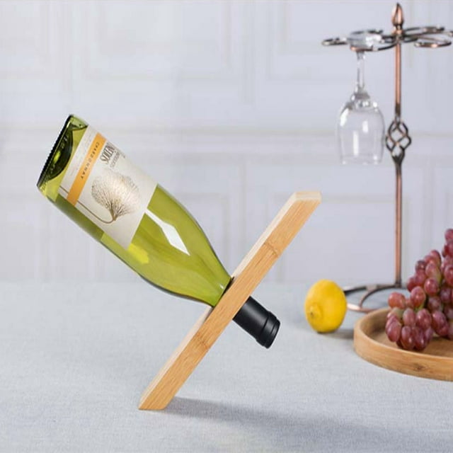 Boreal Craft Minimalist Bottle Rack With Frame For Cellar Display Cup Shelf Organizer compatible with Macrame Water Bottle Holder Small Kitchen Storage Solutions Stand Storage under The Rack Bottle