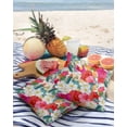 thumbnail image 3 of Pack of 2 Outdoor Pillow Covers, Flower Gardenia in Full Bloom Waterproof Square Throw Pillowcase Cushion Decorative Pillow Covers for Couch Patio Tent, 20x20 in, 3 of 6