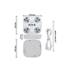 thumbnail image 4 of Multi Contacto 4 Puertos Usb Switch Extensión Regleta blanco, 4 of 4