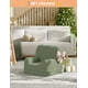 thumbnail image 2 of QinaQin Sofá infantil 2 en 1 convertible, sillón para toddler con tela teddy fleece suave, se despliega como camita cómoda para cuarto de juegos, guardería o regalo de cumpleaños, 2 of 8
