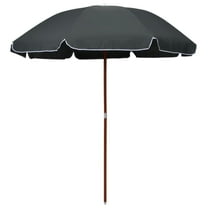 vidaXL Garden Parasol Anthracite Polyester, Steel Large