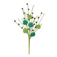 thumbnail image 1 of Trébol artificial para el Día de San Patricio, con purpurina, bayas y tallos de trébol de cuatro hojas para arreglos florales, jarrón irlandés, centro de mesa para el hogar., 1 of 8