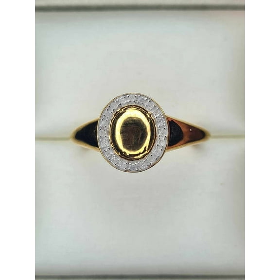 Moissanite Halo Style Men's Ring 925 Sterling Silver.