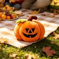thumbnail image 3 of Zznnkj Halloween Plush Pumpkin Doll, Soft Stuffed Orange Pumpkin Toy, Cute Spooky Plushie Gift for Holiday Decor, 3 of 4