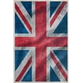 thumbnail image 2 of Well Woven Apollo British Flag Union Jack Royal Flag Vintage Red Blue White Flat-Weave Easy to Clean 2' x 3' Area Rug, 2 of 6