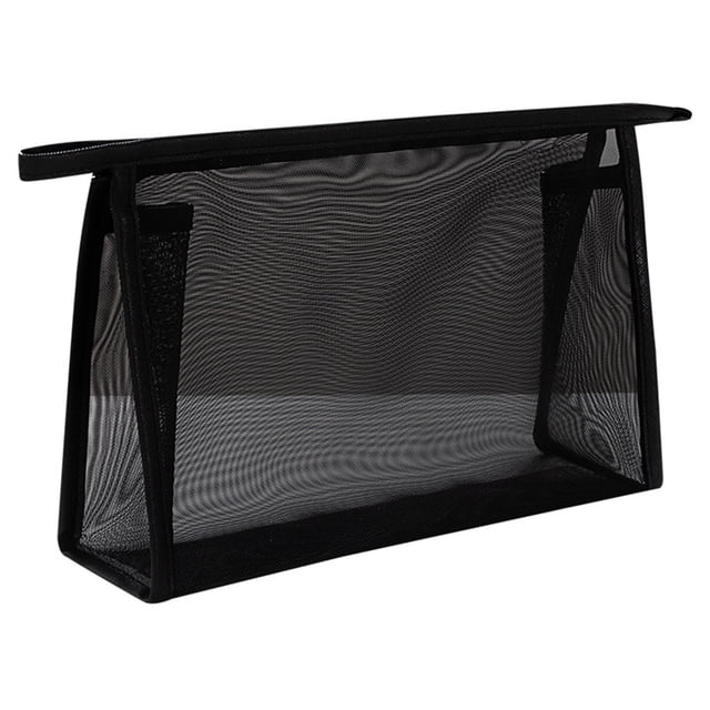 Xihbxyly Bolsa de Cosméticos de Malla Transparente, Diseño Multifuncional, Bolsa Portátil de Gran Capacidad, Material Impermeable y Transpirable, Ligera, Ideal para Viajes y Uso Doméstico, 25,4 X 17,
