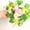 E, variant on Easter Wreath Easter Table Centerpiece Wreath with Candle Holders, Spring Floral Egg Candlestick Decor for Mantel Easter Party, Foam Faux Flower Wreath Easter Centerpiece
