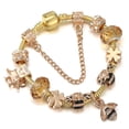 thumbnail image 1 of PULSERAS CON ABALORIOS de corazón de cristal para mujer, cadena de serpiente de Color dorado, regalo de joyería para el Día de San Valentín, 2022 Fivean unisex, 1 of 2