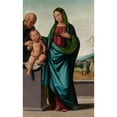 thumbnail image 3 of Fra Bartolomeo 13x18 Black Modern Framed Museum Art Print Titled - Holy Family (circa 1497), 3 of 5