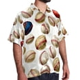thumbnail image 2 of Baseball Men's Casual Hawaiian Shirt Printed Button Down Short Sleeve Summer Beach Shirts Unisex, 2 of 6