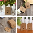 thumbnail image 2 of Masteelf 300 pcs  Hanging Gift Bag Labels Kraft Paper DIY Baking Gift Wishing Tags, 2 of 8