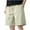 Beige, variant on hoksml Men's Summer Quick Dry Loose-Fit Lightweight Shorts Solid Color Elastic Waist Drawstring Workout Shorts Casual Sports Running Five Quarter Pants