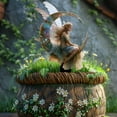 thumbnail image 3 of Limited Time Deal karymi Bohemian Acrylic Garden Pile Decorative Fairies and Hummingbirds Outdoor Decorative Acrylic Garden Pile Gifts for Mom up to 90% off Birthday Gifts for Women, 3 of 5