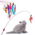 thumbnail image 2 of Juguete interactivo para gatos, varita de juguete, palo para gatos, suministros para mascotas, juguetes con borlas para gatos, producto para mascotas, 2 of 5