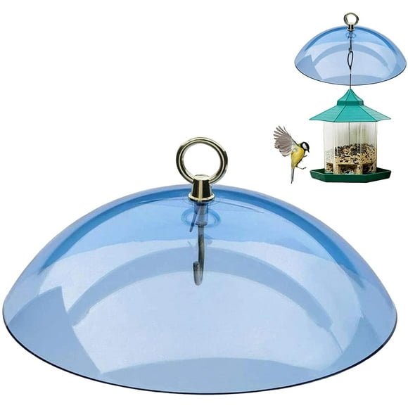 Bird Feeder Protective Dome, 10.23 Ih Transparent Weather Dome Baffle For Bird Feeder, Outdoor Bird Feeder Protective Bird Feeder Rain Guard for Squirrel Proof, Rain, Prevent Snow