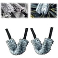 thumbnail image 1 of ZOUSSIQI 2PCS Microfiber Multi-Use Cleaning Tool,Crevice Cleaning Brush, Wheel Cleaning Brush,Microfiber Multi-Use Cleaning Tool for Cleaning Wheels,Rims,Fenders (A) CA919-62202, 1 of 6